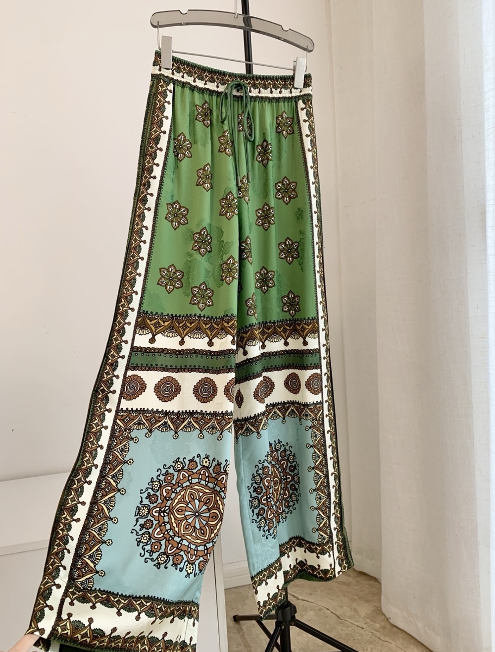 ALEMAIS Contina Wide-Leg Jacquard Pants - Picture 7 of 11